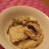 鶏ムネ肉と豆腐の中華煮